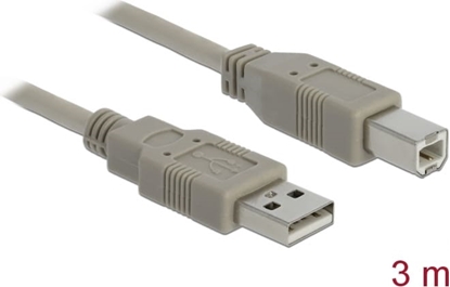 Изображение Delock Cable USB 2.0 Type-A male > USB 2.0 Type-B male 3 m