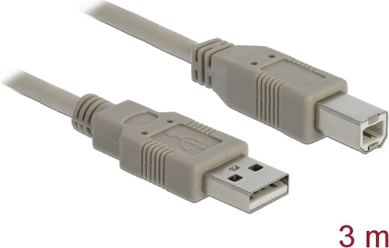 Picture of Delock Cable USB 2.0 Type-A male > USB 2.0 Type-B male 3 m