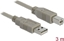 Attēls no Delock Cable USB 2.0 Type-A male > USB 2.0 Type-B male 3 m