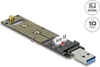 Picture of Delock Converter for M.2 NVMe PCIe SSD with USB 3.1 Gen 2