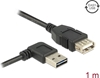 Picture of Delock Extension cable EASY-USB 2.0 Type-A male angled left / right > USB 2.0 Type-A female 1 m
