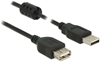 Picture of Delock Extension cable USB 2.0 Type-A male > USB 2.0 Type-A female 0.5 m black