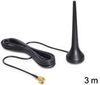 Picture of Delock GSM UMTS Sixband Antenna SMA 0 dBi omnidirectional with magnetic base fixed black