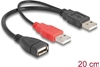 Picture of USB2.0 Y cable, 20cm