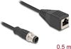 Picture of Delock M12 Adapter Cable D-coded 4 pin male to RJ45 female 50 cm