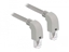 Picture of Delock Network cable RJ45 Cat.6A S/FTP downwards / downwards angled 1 m