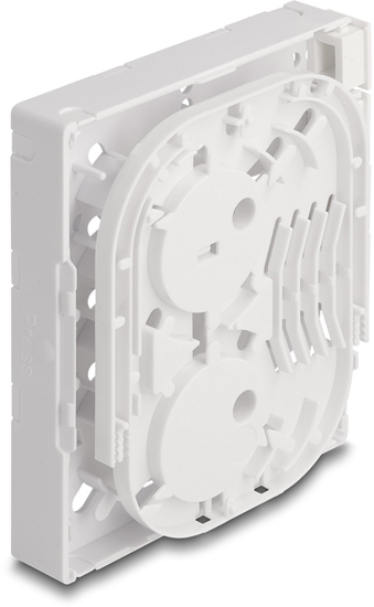 Изображение Delock Optical Fiber Connection Box FTTH for wall mounting for 4 x SC Simplex or LC Duplex white