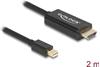 Изображение Delock Passive mini DisplayPort 1.1 to HDMI Cable 2 m