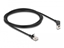 Picture of Delock RJ45 Network Cable Cat.6A S/FTP Slim 90° upwards angled / straight 2 m black