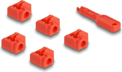 Picture of Delock RJ45 Port Blocker Set for RJ45 jack 10 pieces
