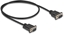 Attēls no Delock RS-232 Cable Serial D-Sub9 male to male with narrow plug housing 0.5 m