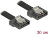 Picture of Delock SATA 6 Gb/s Cable 30 cm black FLEXI