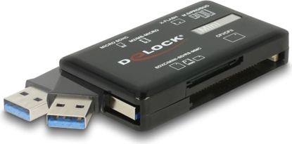 Изображение Delock SuperSpeed USB 5 Gbps Card Reader for CF / SD / Micro SD / MS / M2 / xD memory cards