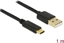 Attēls no Delock USB 2.0 cable Type-A to Type-C 1 m