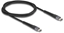 Изображение Delock USB 2.0 Cable USB Type-C™ male to male with extended bend protection 60 W 1 m