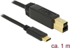 Изображение Delock USB 3.1 Gen 2 (10 Gbps) cable Type-C to Type-B 1 m
