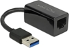 Picture of Delock USB Type-A Network Adapter Gigabit LAN 1 x RJ45 compact black