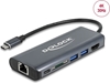Picture of Delock USB Type-C™ 3.1 Docking Station HDMI 4K 30 Hz, Gigabit LAN and USB PD function