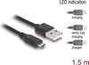 Изображение Delock USB to Micro USB data and power cable with LED indication
