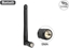 Picture of Delock WLAN 802.11 ac/a/b/g/n Antenna SMA plug 2 dBi omnidirectional with tilt joint black