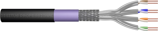 Picture of Digitus Cat.7 S/FTP burial installation cable, 500 m, simplex, PE