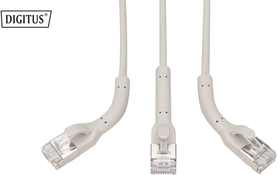 Picture of Digitus Kabel CAT 6A F/FTP miedziany szary, 0,5m