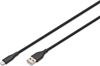 Изображение Digitus Lightning silicone connection cable, USB-A - Lightning 1m, black