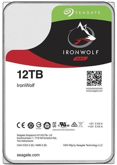 Picture of Dysk Seagate IronWolf 12 TB SATA 6Gb/s 7200