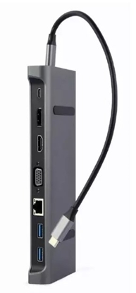 Attēls no Dokstacija Gembird USB Type-C 9-in-1