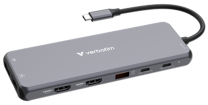 Picture of Dokstacija Verbatim USB-C Pro Multiport Hub 13 Port