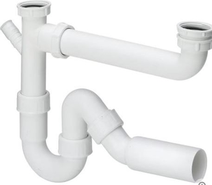 Attēls no Dubultsif. S-veida ar veļ. maš.pieslēg.11/2''x50mm