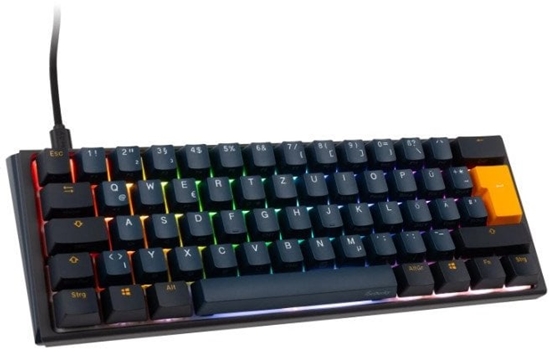 Picture of Ducky One 3 Pro Mini Nazca Line Gaming Tastatur, mechanisch, 8.000 Hz, Hot Swap, RGB - Cherry MX2A Red, ISO (DE)