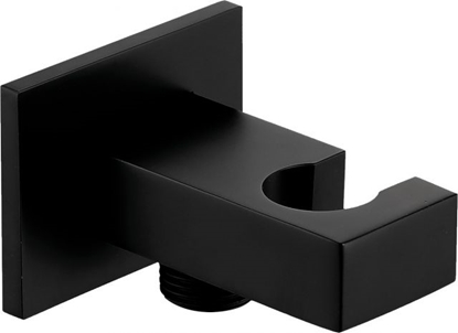 Изображение Dušas izvads ar rokas dušas turētāju SQ melns Herz