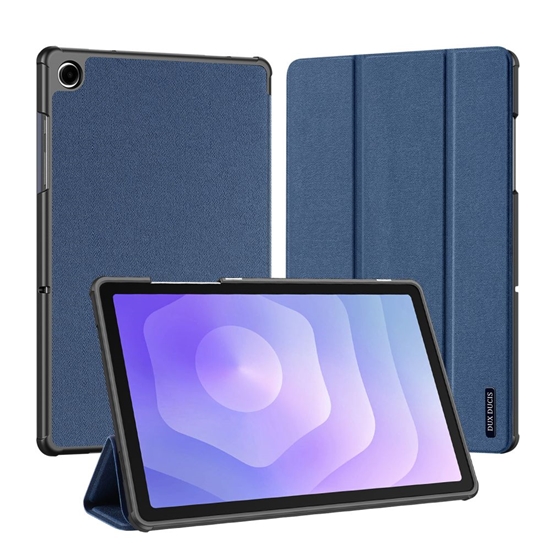 Picture of Dux Ducis Galaxy Tab A9 Plus / Tab A11 Plus Domo Series Tri-fold Stand PU Leather Tablet Cover Blue