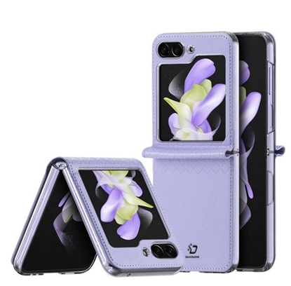 Изображение Dux Ducis Samsung Galaxy Z Flip5 5G Flip Leather Case Wallet Purple