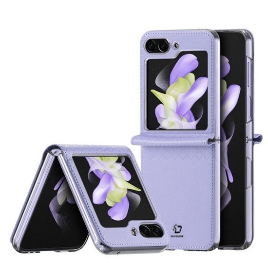 Изображение Dux Ducis Samsung Galaxy Z Flip5 5G Flip Leather Case Wallet Purple