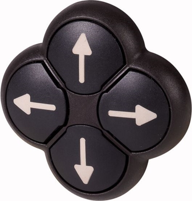 Attēls no Eaton Napd przycisku 4-ro pozycyjny czarny z samopowrotem M22S-D4-S-X7 (286337)