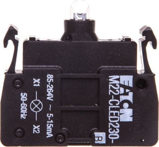 Picture of Eaton Oprawka z LED niebieska 230V AC zacisk sprynowy M22-CLED230-B (218063)
