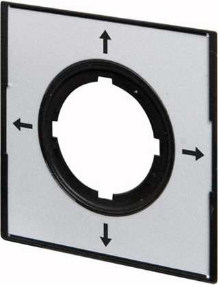 Picture of Eaton Tabliczka opisowa aluminium kwadratowa STRZAKI GÓRA/DÓ LEWO/PRAWO M22-XCK1 (279434)