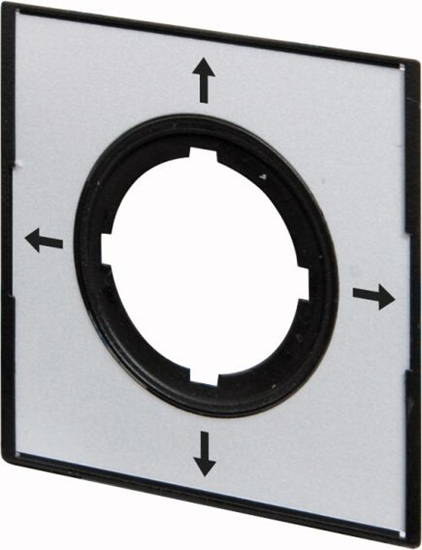 Picture of Eaton Tabliczka opisowa aluminium kwadratowa STRZAKI GÓRA/DÓ LEWO/PRAWO M22-XCK1 (279434)
