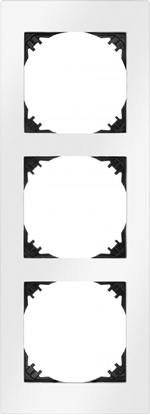 Attēls no Elektro-Plast Vestra Ramka potrójna szko IP20 biay 3873-62