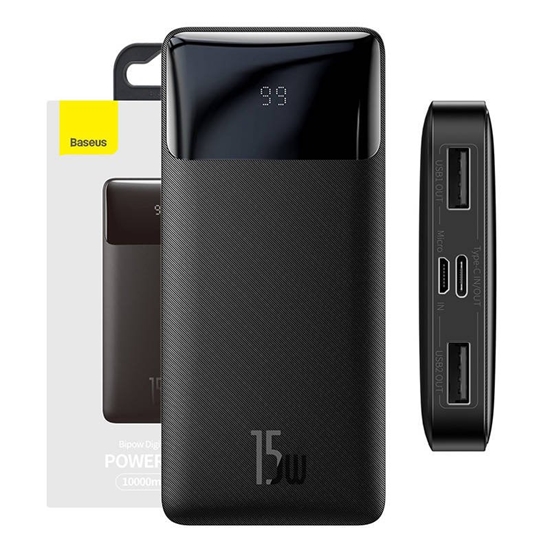 Изображение Enerģijas krātuve Baseus Bipow 10000mAh Black