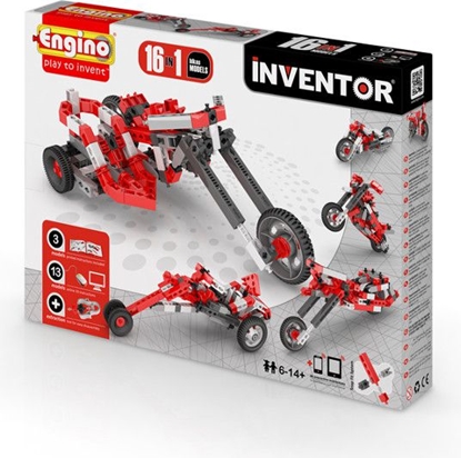 Attēls no Engino Zestaw klocków 16w1 16 modeli motocykli (1632)