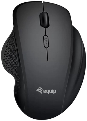 Изображение Equip Ergonomische Maus DM 2.4Ghz+BT 6Button R       schwarz