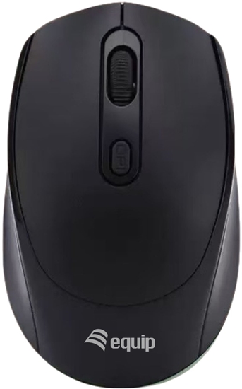 Изображение Equip Kompaktmaus Wireless Dual Mode 4Btn  L+R       schwarz