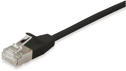 Picture of Equip Patchkabel Cat6A  F/FTP 2xRJ45  0.15m sw    Slim  LSZH Polybeutel