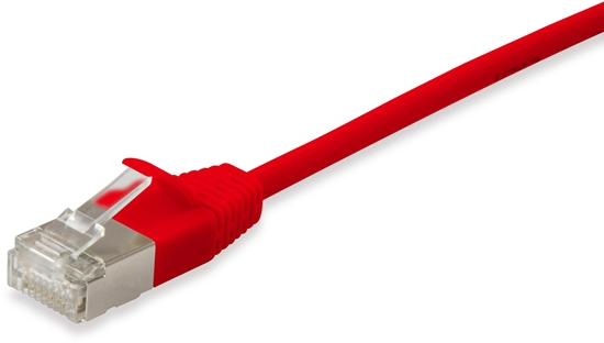 Picture of Equip Patchkabel Cat6A  F/FTP 2xRJ45  1.50m rot   Slim  LSZH Polybeutel