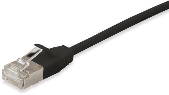 Picture of Equip Patchkabel Cat6A  F/FTP 2xRJ45  1.50m sw    Slim  LSZH Polybeutel