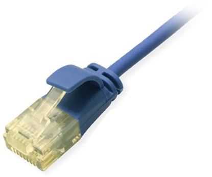 Picture of Equip Patchkabel Cat6A  U/UTP 2xRJ45  0.15m Blau   Slim LSZH Polybeutel