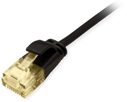 Picture of Equip Patchkabel Cat6A  U/UTP 2xRJ45  1.50m Schw.  Slim LSZH Polybeutel